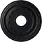 Ekena Millwork Dublin Ceiling Medallion (Fits Canopies up to 8 1/4"), 15 3/8"OD x 3 5/8"ID x 1"P, Steel Gray CM15DUSGS - alternate 1